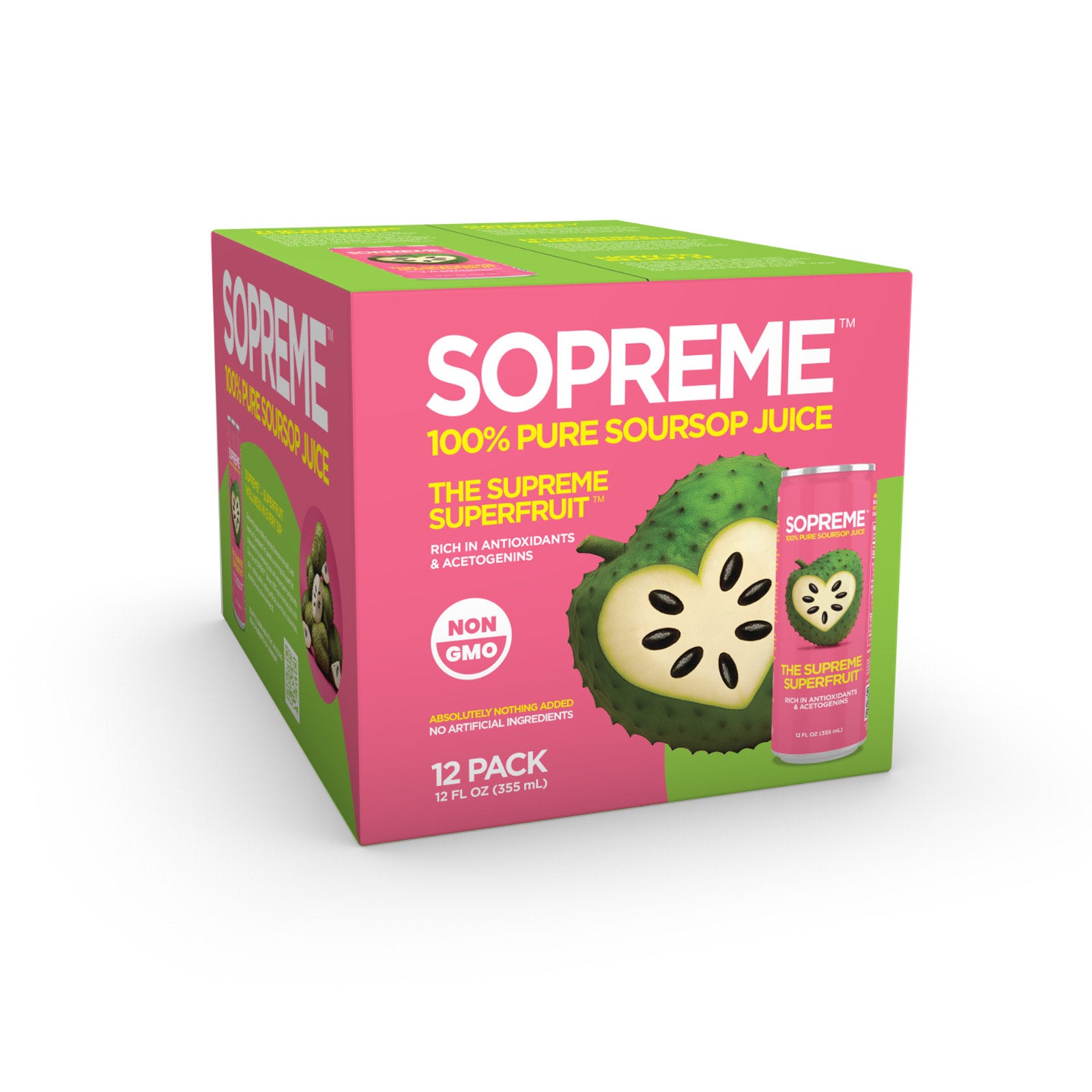 SOPREME soursop juice 12 pack superfruit beverage