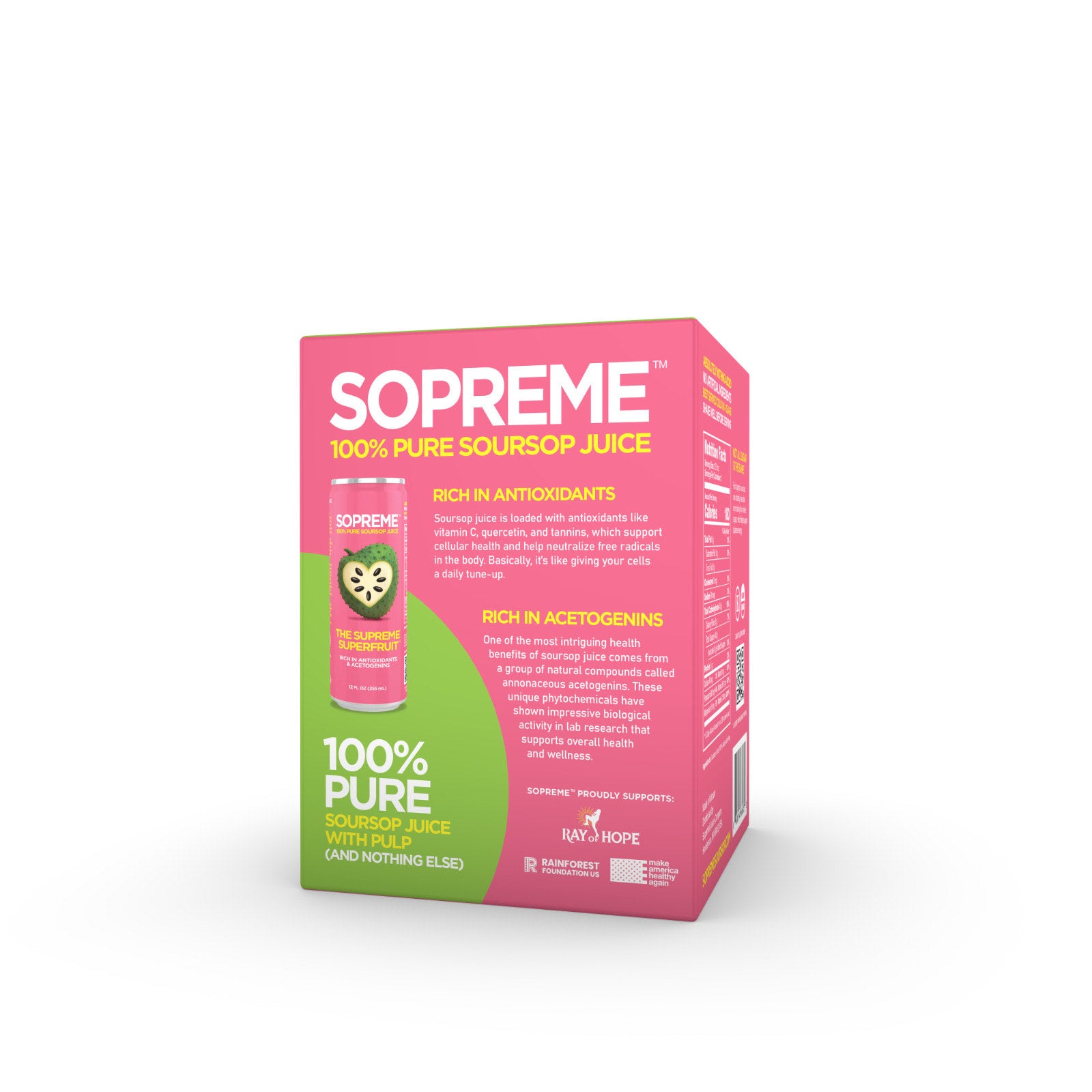 SOPREME soursop juice tropical superfruit drink