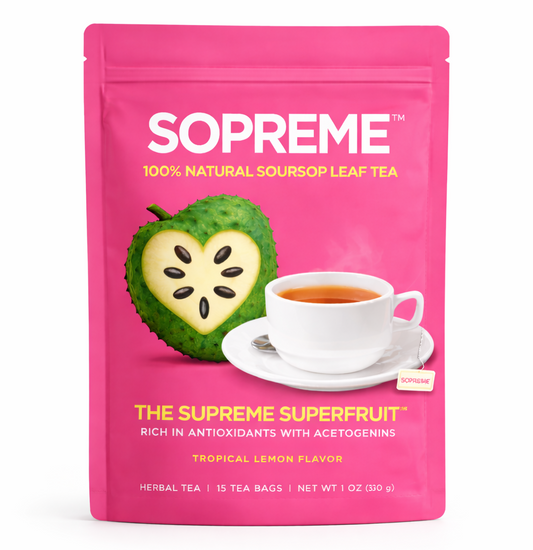 SOPREME soursop leaf tea 15 tea bags herbal tea